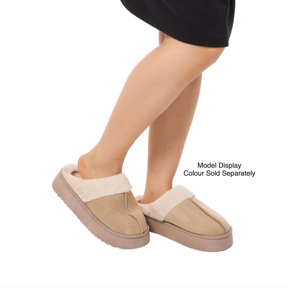 Ladies Sherpa Lined Slippers from Northern Cabin - Picture 4 of 4